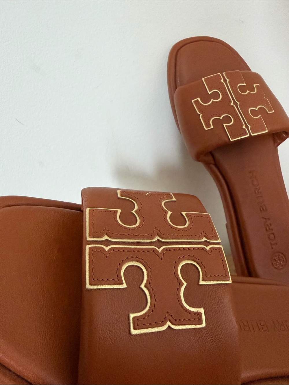 Tory Burch double t sport slide sandals - Picture 2 of 4